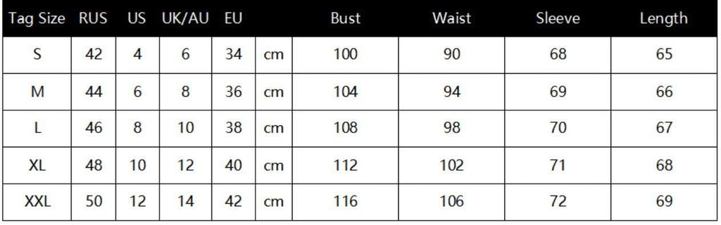 Women, Casual, Turtleneck, Knitted, jumper, Shirt, size chart, guide