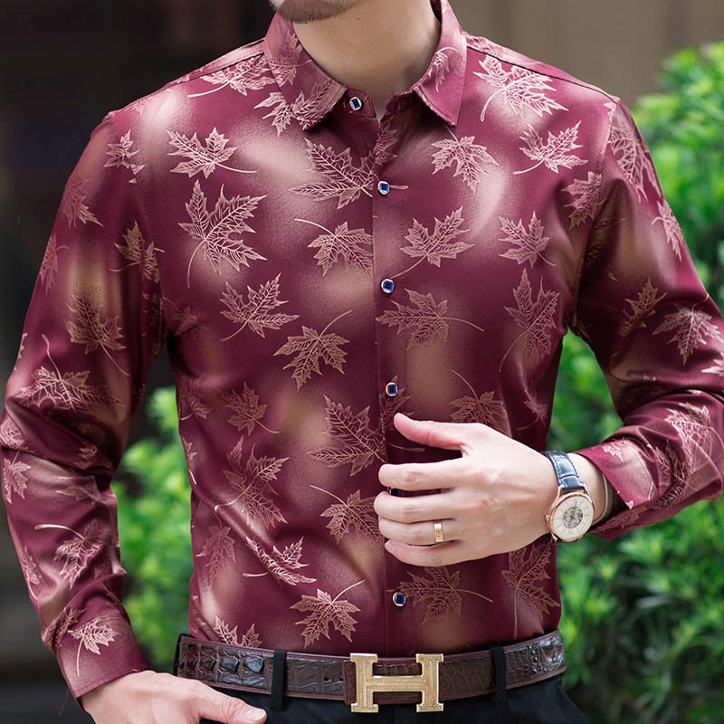 purple, leaves, maple, casual, shirt, red, Polyester, blue, cotton, top, black, mens fashion, dark, clothing, casual, wear, summer