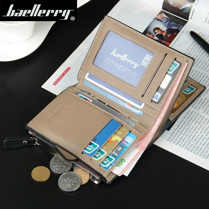 Baellerry, Wallet, Leather, Men, Wallets, Purse, accesories