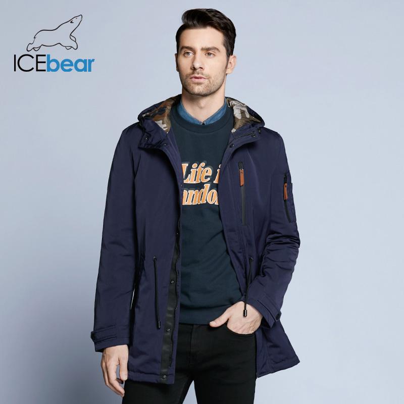 Mens, ICEbear, Coat, navy, blue, winter, jacket, zip up, hooded, suede