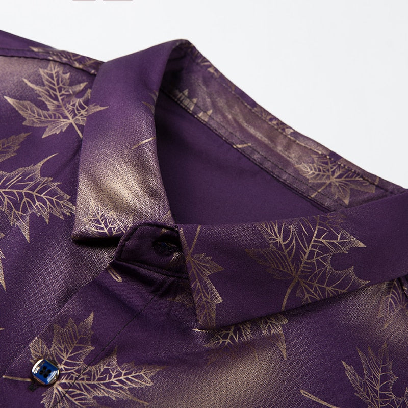 purple, leaves, maple, casual, shirt, red, Polyester, blue, cotton, top, black, mens fashion, dark, clothing, casual, wear, summer