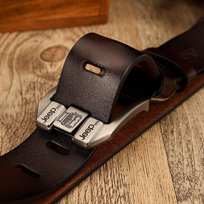 Jifanpaul, Mens, genuine, leather, belt, accessories, brown, fashion, formal, casual