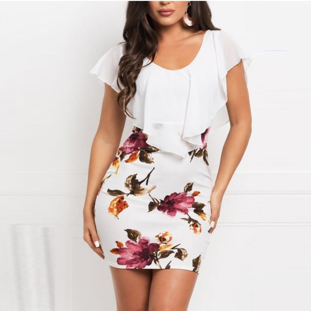 Womens, Summer, Floral, Dress, dress