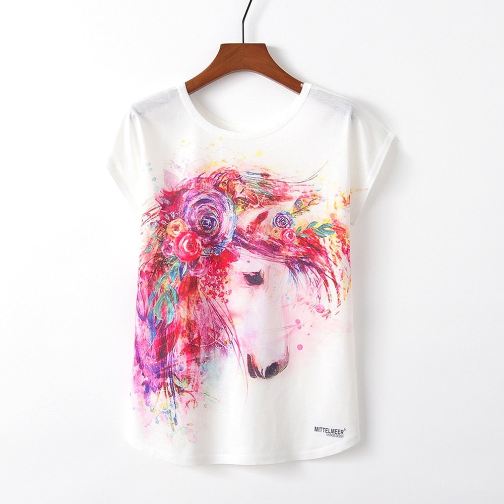 Womens, horse, T-shirt