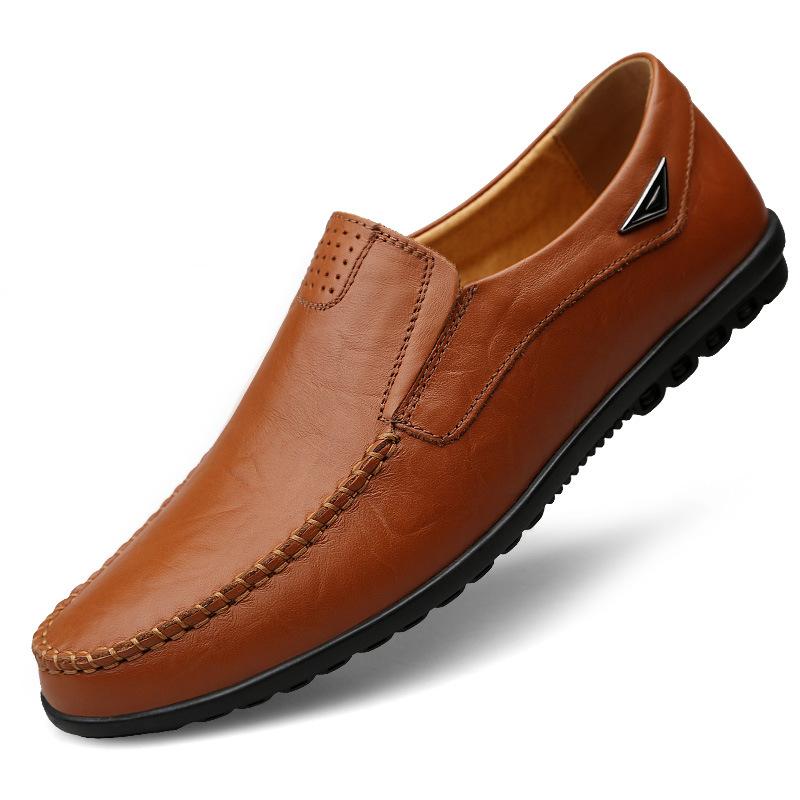 Mens, Genuine, Leather, Shoes, brown, formal