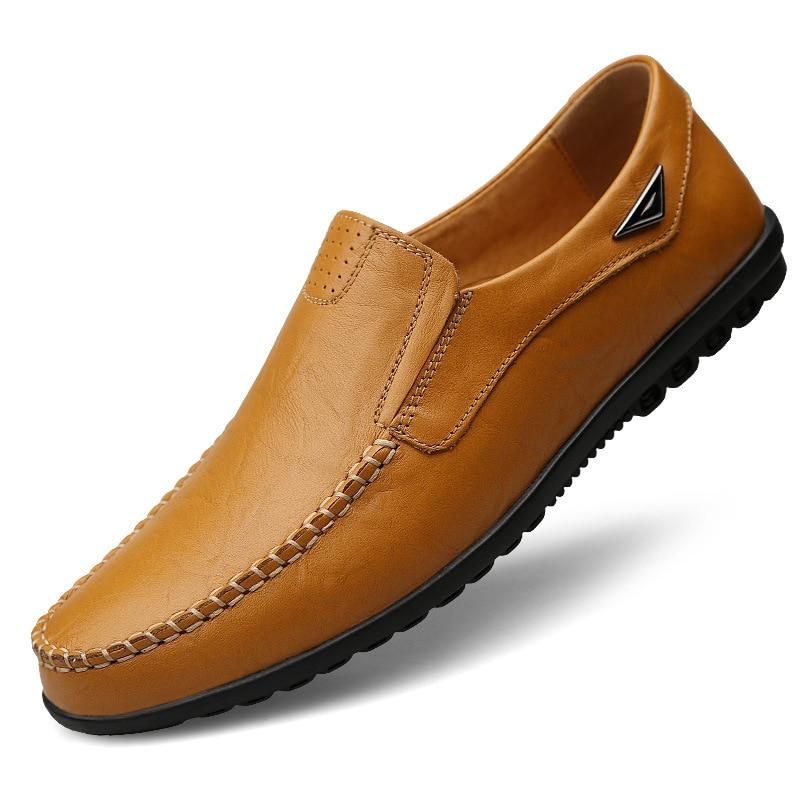 Mens, Genuine, Leather, Shoes, brown, formal