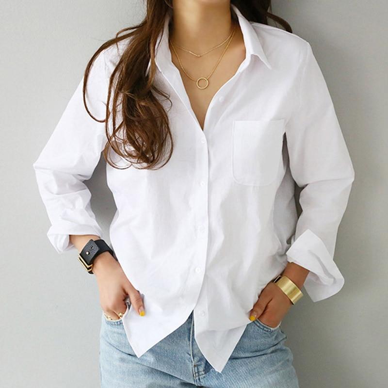 Womens, Long, white, Blouse, shirt