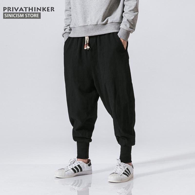 Mens, Linen, Cotton, Jogger, fitness