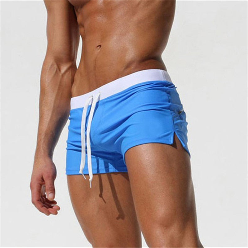 Swimming, summer, sports, Polyester, pants, mens, fashion, clothing, casual, swim, wear,blue