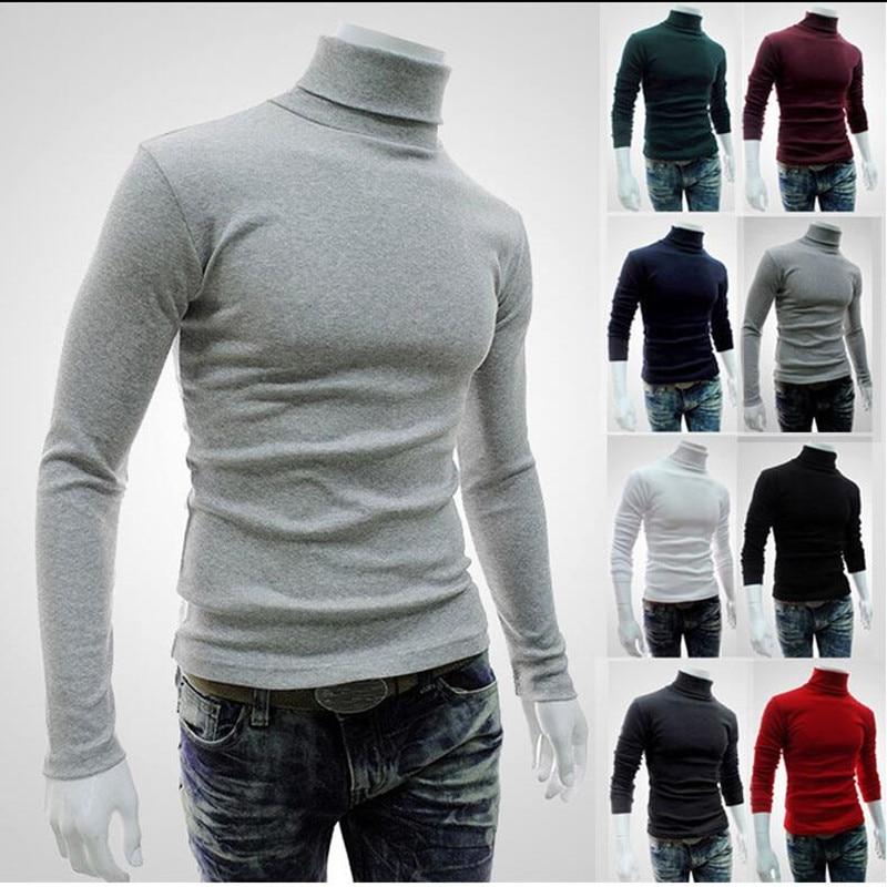 Mens, Turtleneck, Sweater summer, casual, cotton, o neck