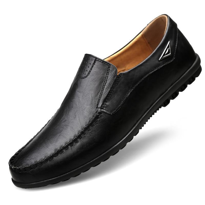 Mens, Genuine, Leather, Shoes, black, formal