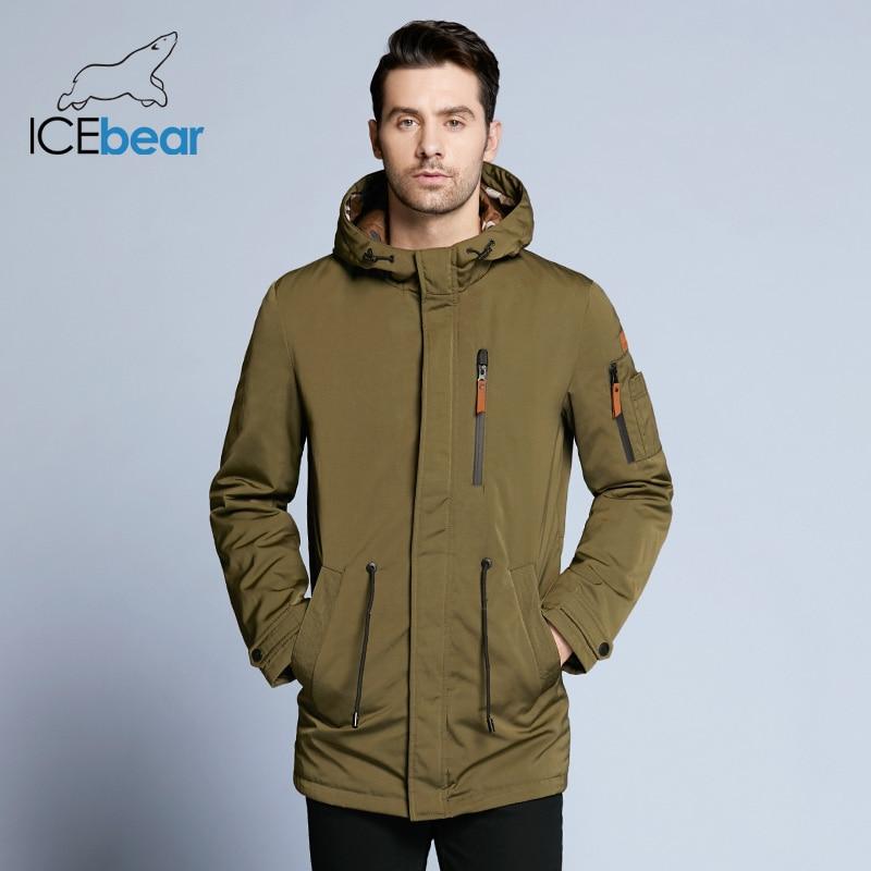 Mens, ICEbear, Coat, green, winter, jacket, zip up, hooded, suede