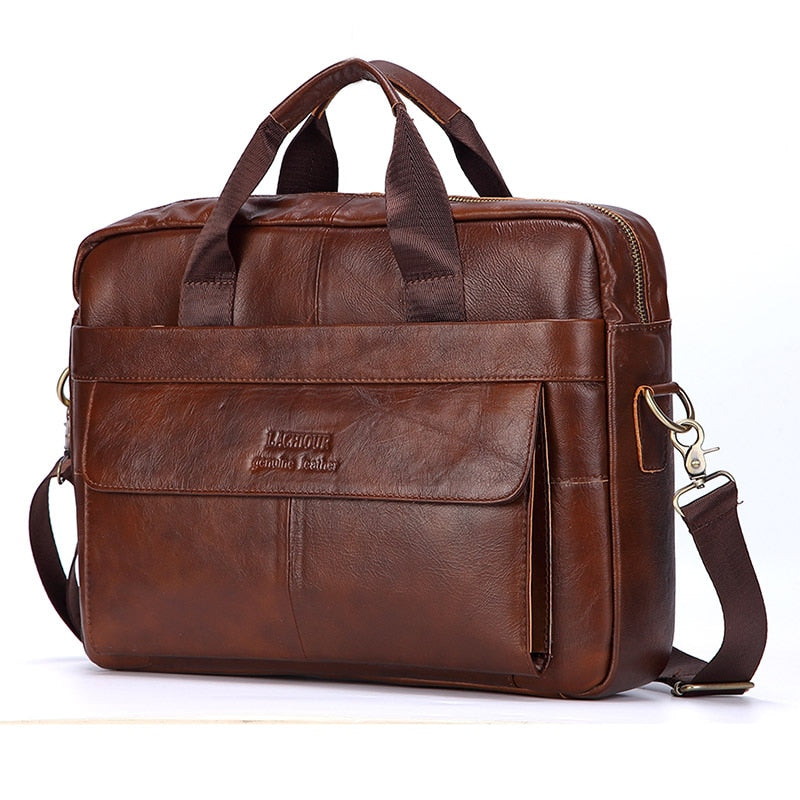 Mens, Genuine, Leather, Handbags, Casual, Laptop, Bags, Business, Travel,  Messenger, Crossbody, Shoulder, Bag, brown, accessories, fashion