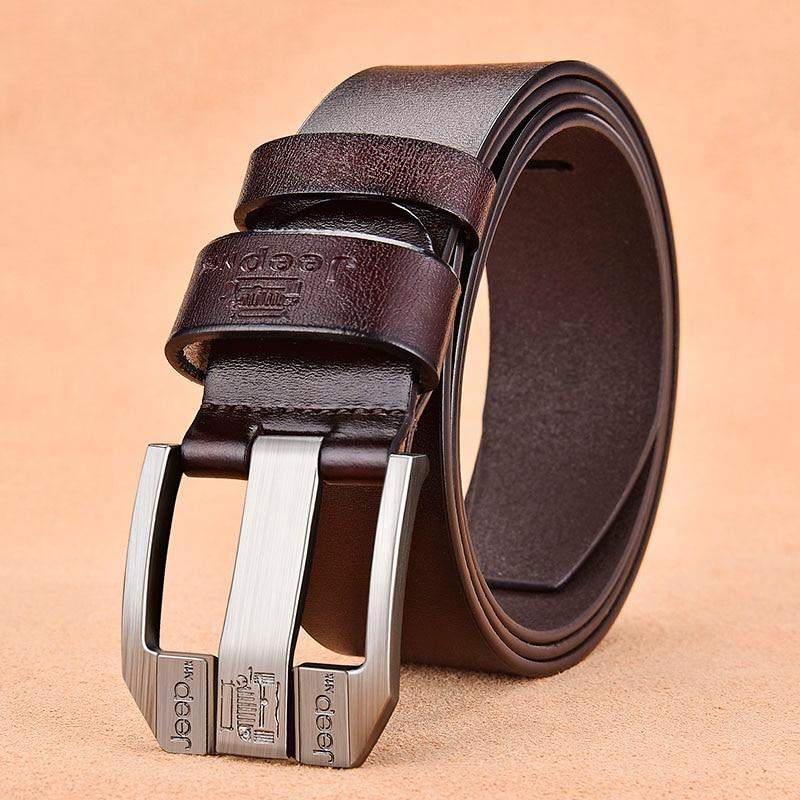 Jifanpaul, Mens, genuine, leather, belt, accessories, brown, fashion, formal, casual