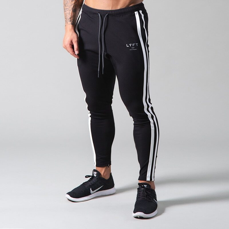 Mens, Pants, Fitness, Casual, Elastic, Pants, Bodybuilding,  Clothing, Sweatpants, Joggers, red, black, blue, fitness, excercise, running, gym, sports