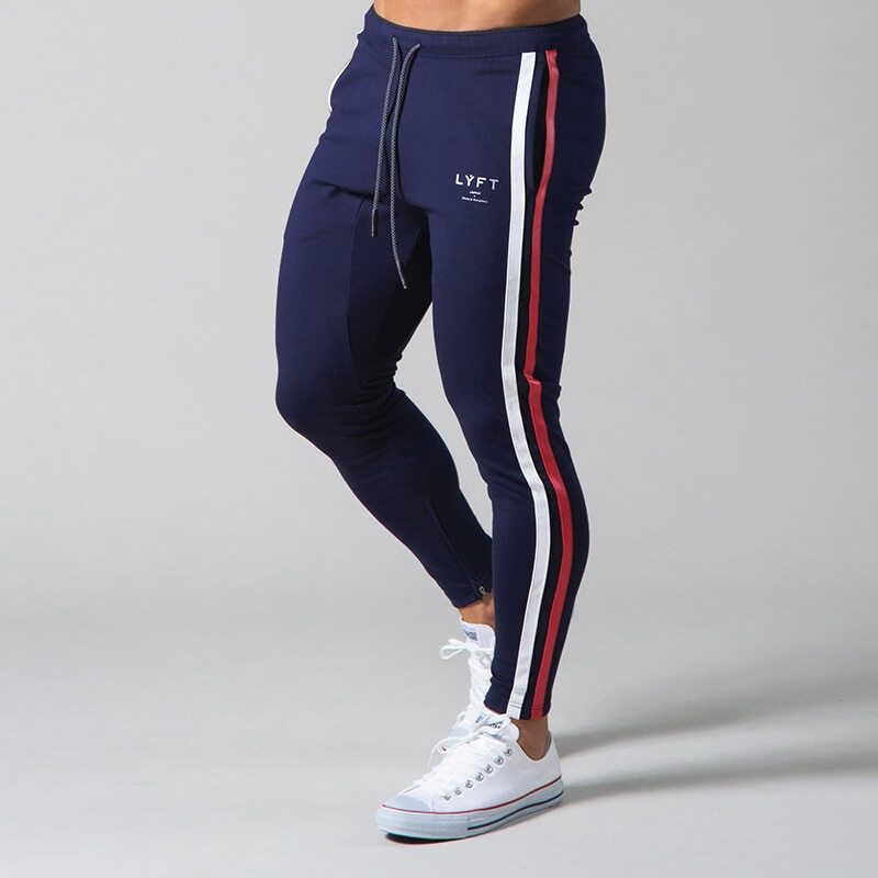 Mens, Pants, Fitness, Casual, Elastic, Pants, Bodybuilding,  Clothing, Sweatpants, Joggers, red, black, blue, fitness, excercise, running, gym, sports