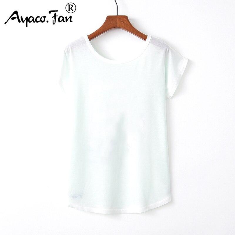 Womens, plain, T-shirt