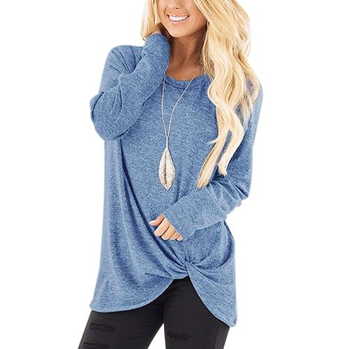 Womens, Long, Sleeve, Slim, Sweatshirt, sweatshirt