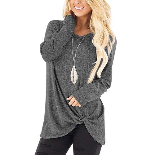 Womens, Long, Sleeve, Slim, Sweatshirt, sweatshirt