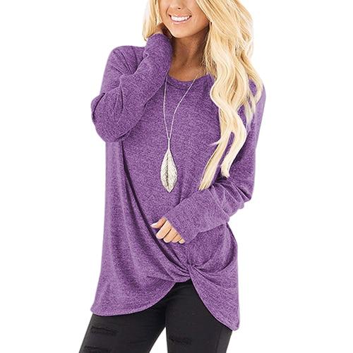 Womens, Long, Sleeve, Slim, Sweatshirt, sweatshirt